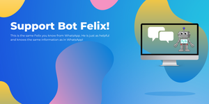 Support Bot Felix is now in the WebApp!